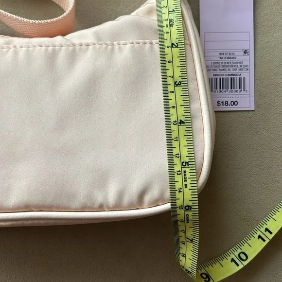 Wild Fable Tan & Light Pink Small Crossbody Bag with Pouch - Chic & Lightweight - Picture 5 of 6